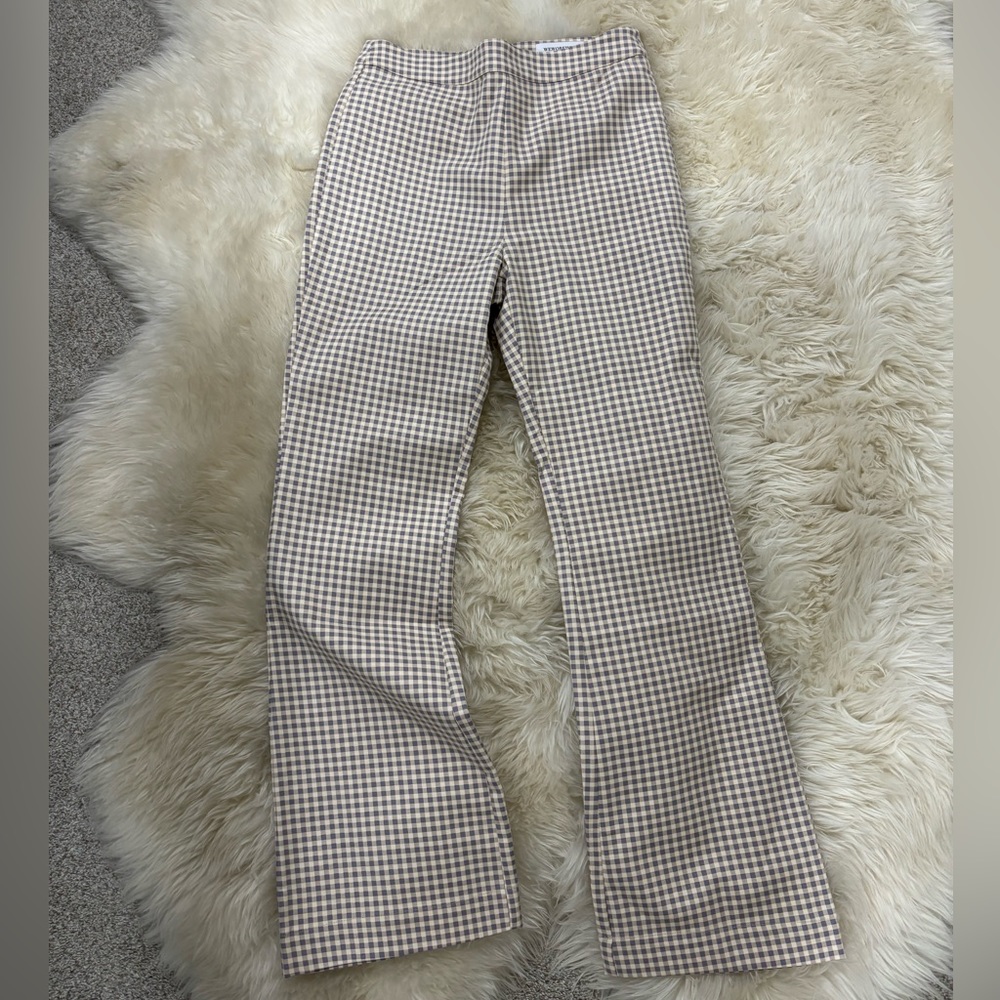 We wore what gingham pants